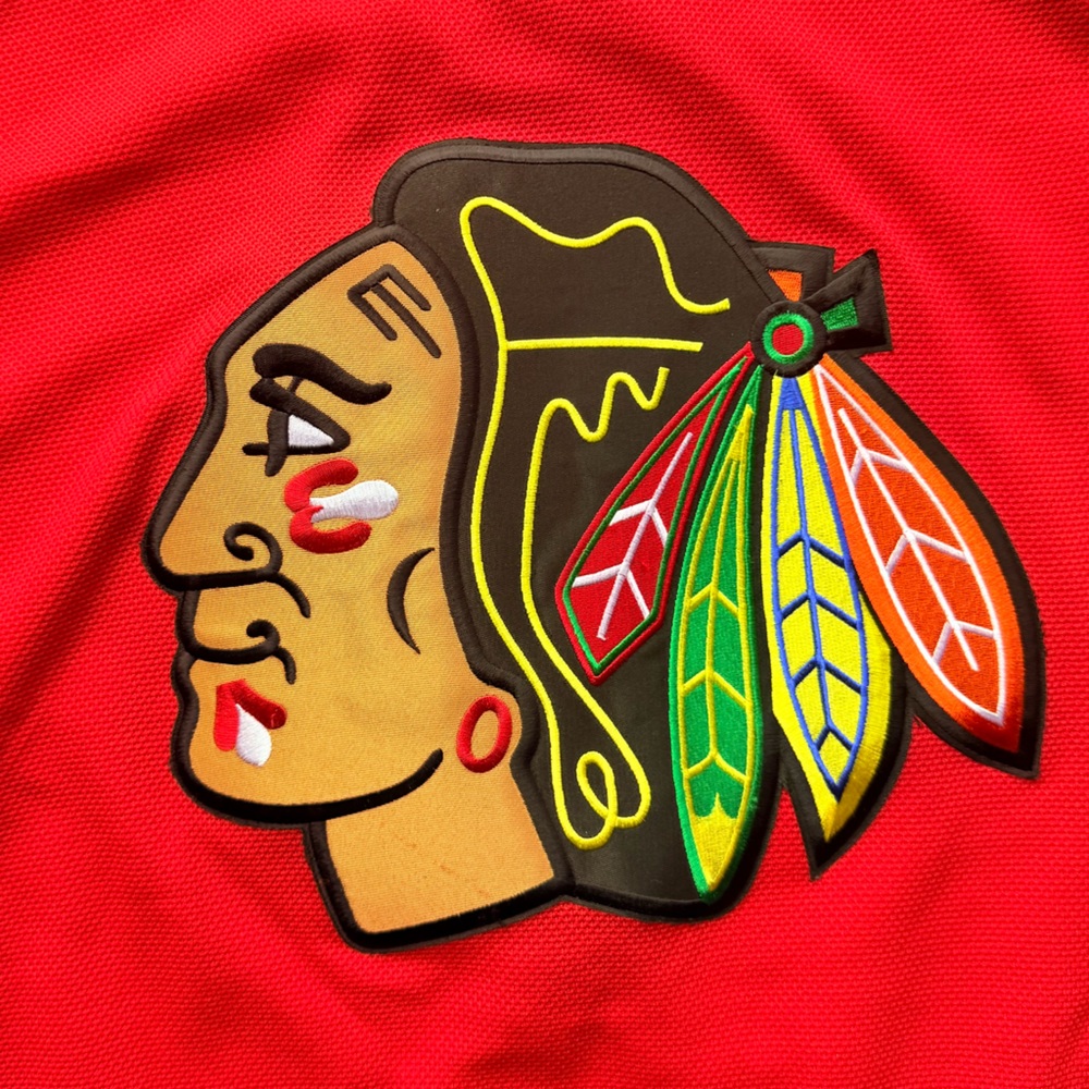 Reebok Red Black White NHL Hockey Jersey - Picture 4 of 8